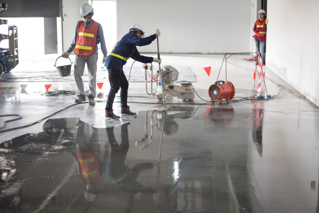 Epoxy application team experts.